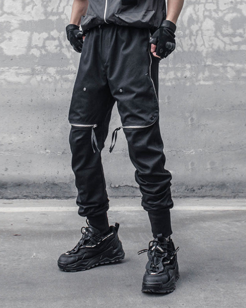 Techwear Large Zip Pockets Cargo Pants