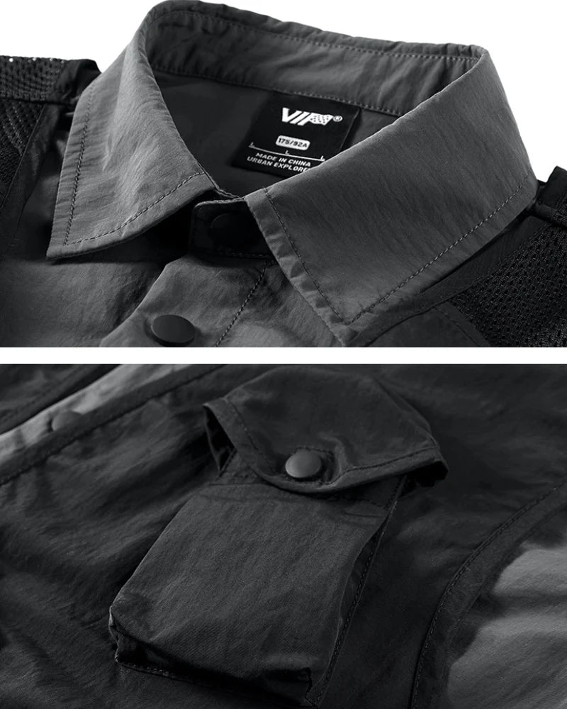 TEC-004｜Cyberpunk Tactical Techwear Set Top / Bottom
