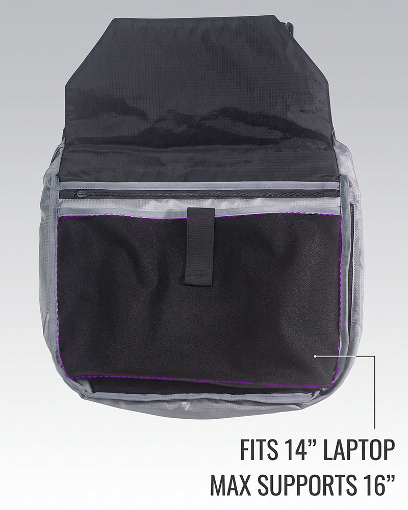 Water-Resistant Tactical Techwear Messenger Bag