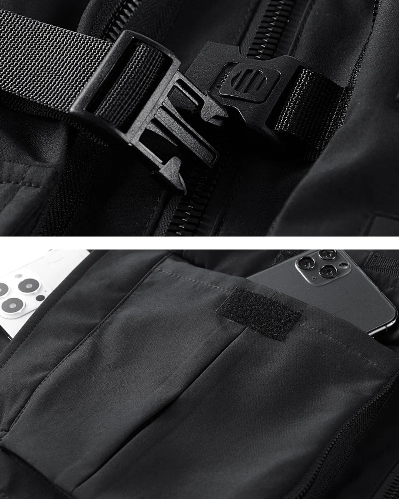 TEC-004｜Cyberpunk Tactical Techwear Set Top / Bottom