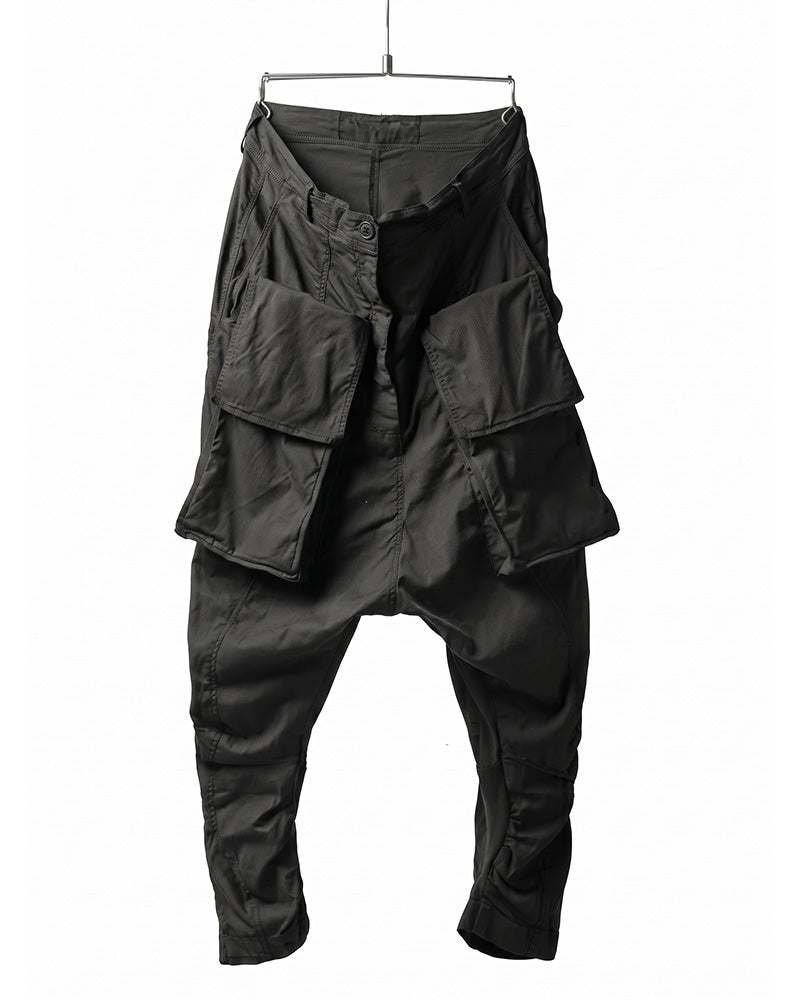 Wasteland Waxed Drop-Crotch Harem Pants