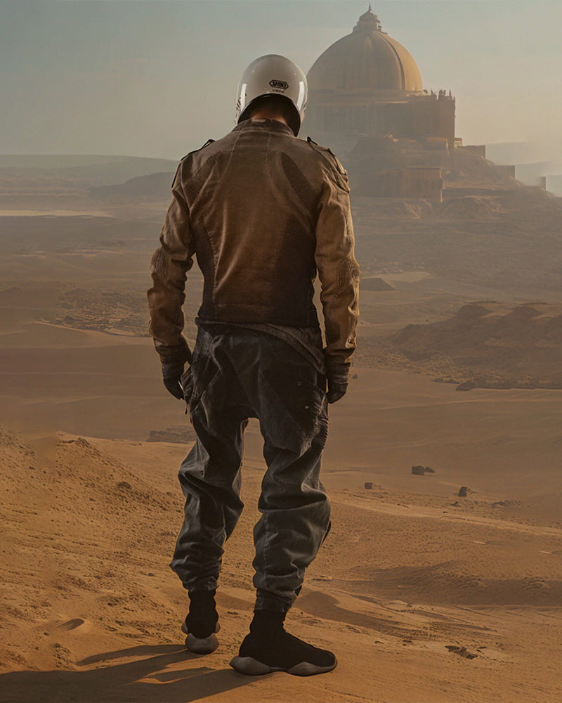 Wasteland Techwear Multi-Pocket Zip-Adjust Parachute Cargo Pants