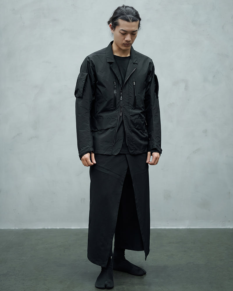 Multi-Pocket Water-Repellent Techwear Jacket