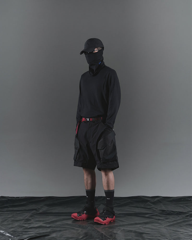Half-Zip Thermal-Dynamics Techwear Shorts