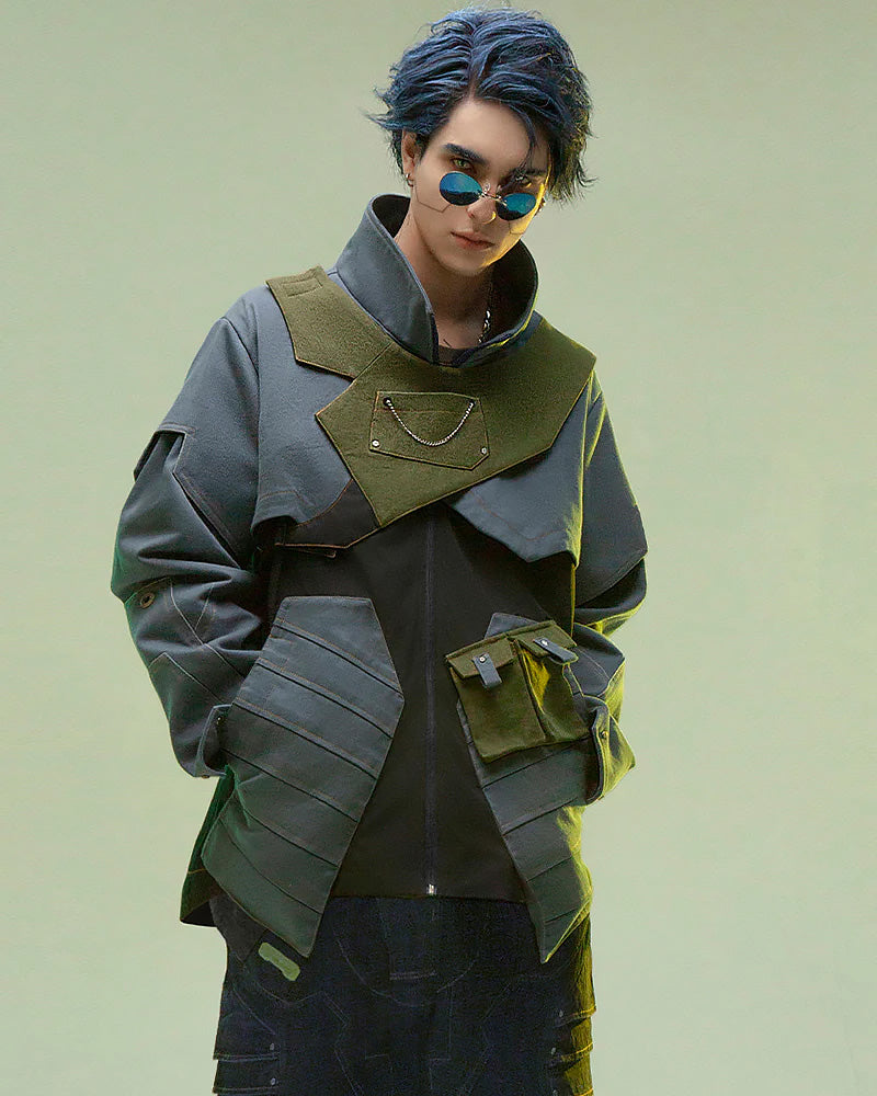 CBP-011-X｜Cyberpunk Techwear Set Top / Bottom