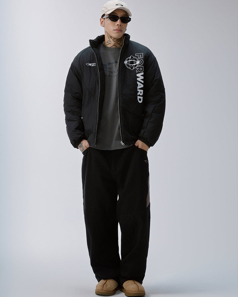 Contrast Panel Utility Cargo Pants