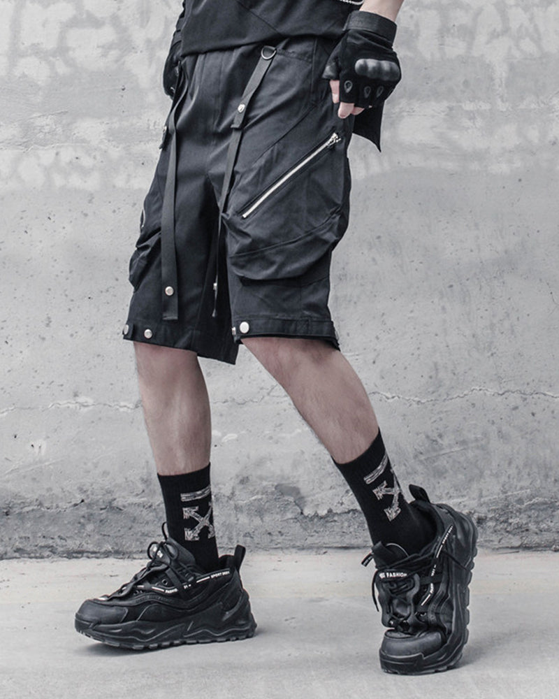 Darkwear Zipper Shorts