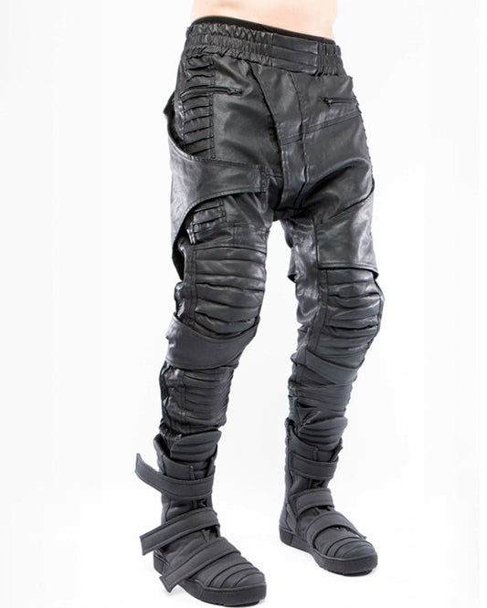 Dune Wasteland Waxed Moto Cargo Pants