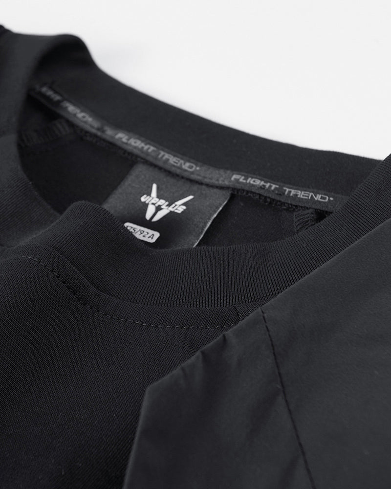 Techwear Fake Two-Piece Short Sleeve T-Shirt