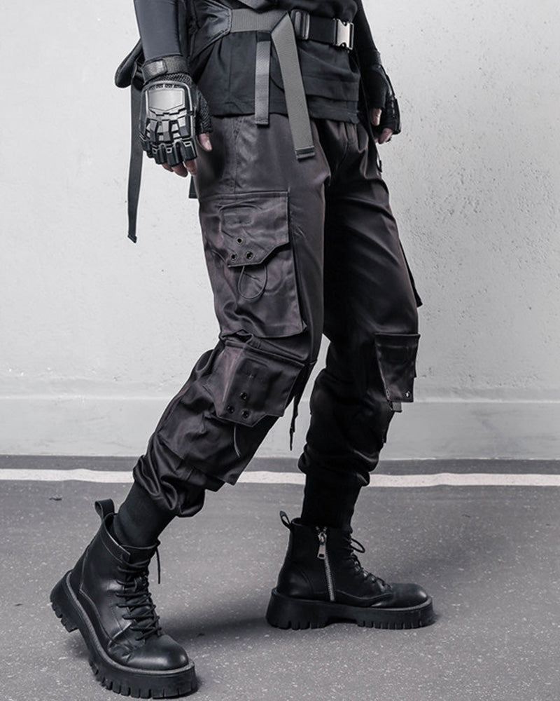 Functional Multi-Pocket Techwear Cargo Pants