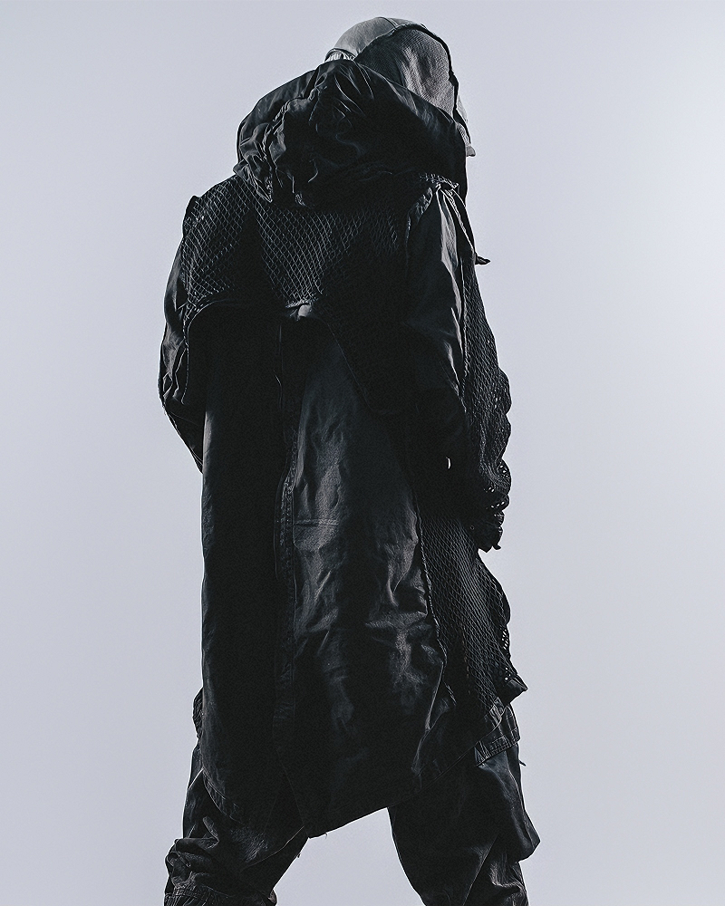 Wasteland Patchwork Distressed Dirty Wash Reversible Jacket
