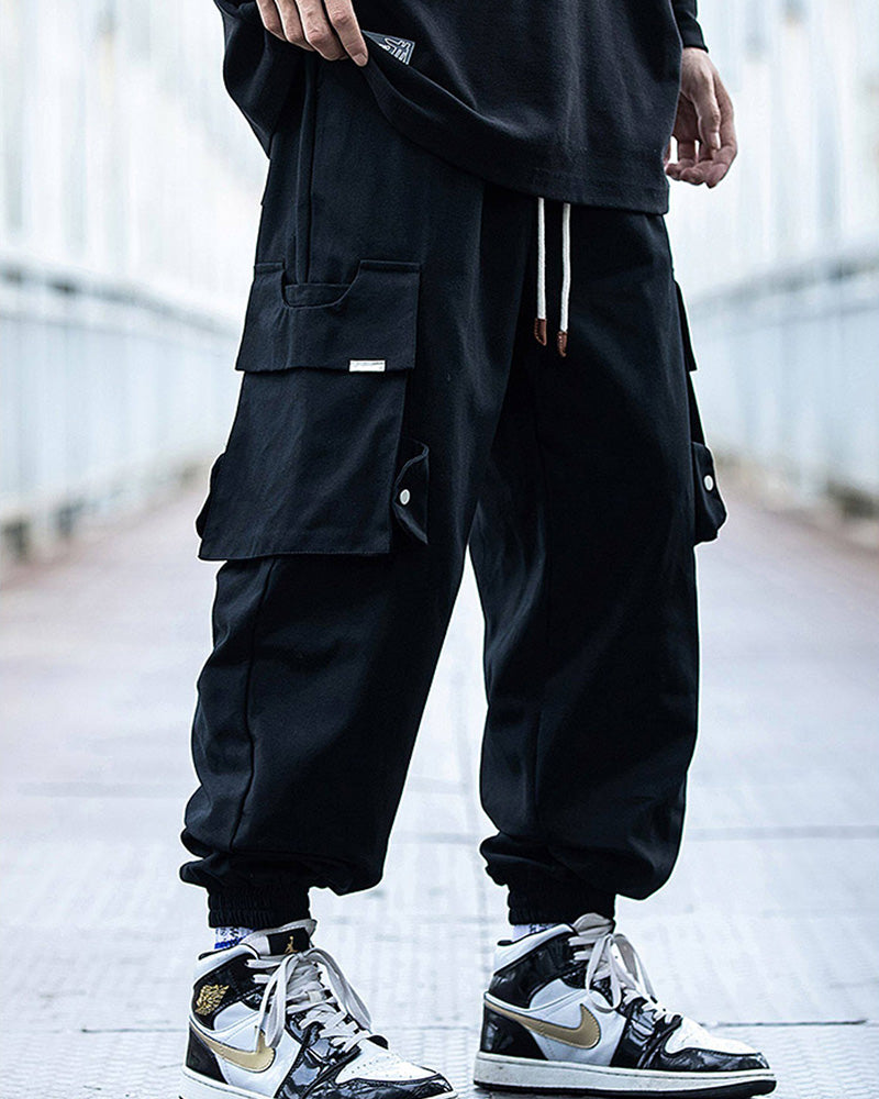 Streetwear Loose Large-Pocket Cargo Pants