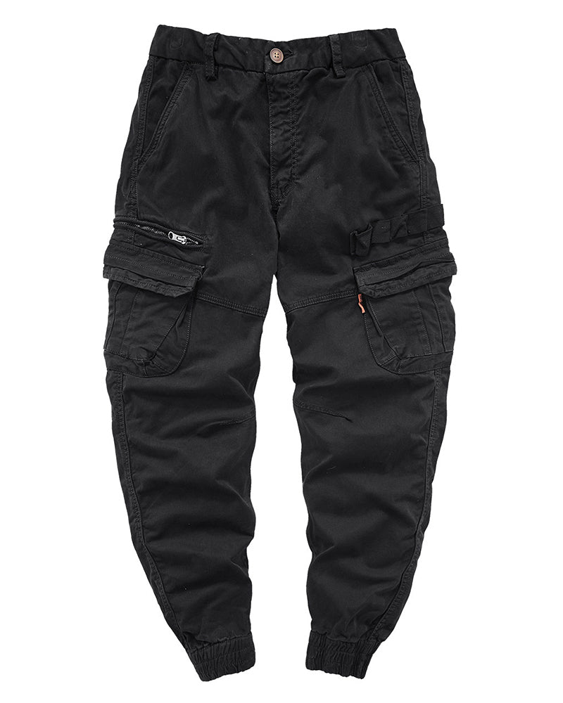 Techwear Paratrooper Cuffed Pants