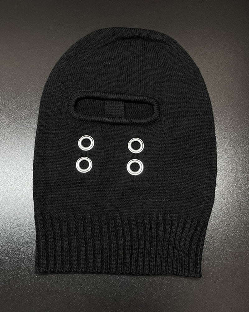Post-Apocalyptic Grommet Knit Balaclava