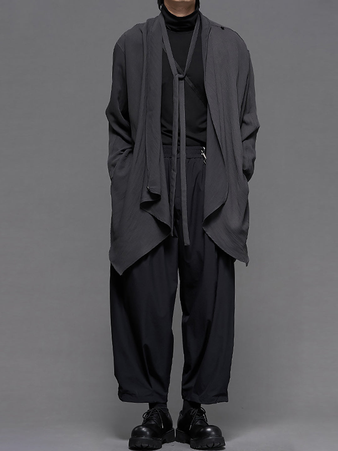 Japanese Zen Hermit Kimono  Cardigan Jacket