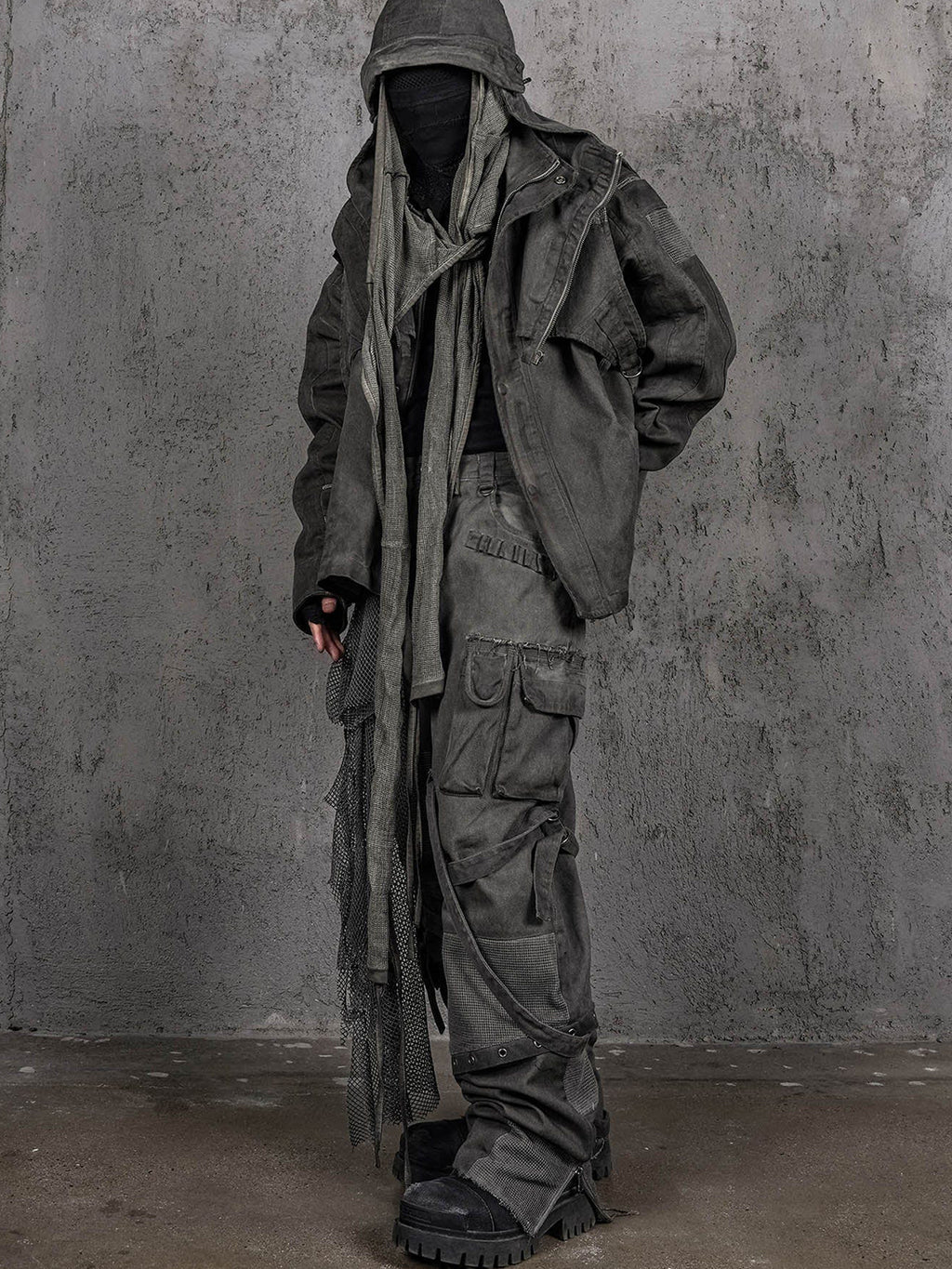 Scavenger Heavyduty Multi-Pockets Striped Cargo