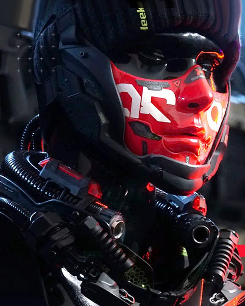 Cyberpunk Cosplay Half Face Mask