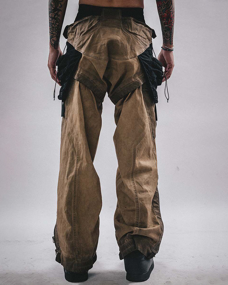 Spliced Wasteland Washed Tech Cargo Pants
