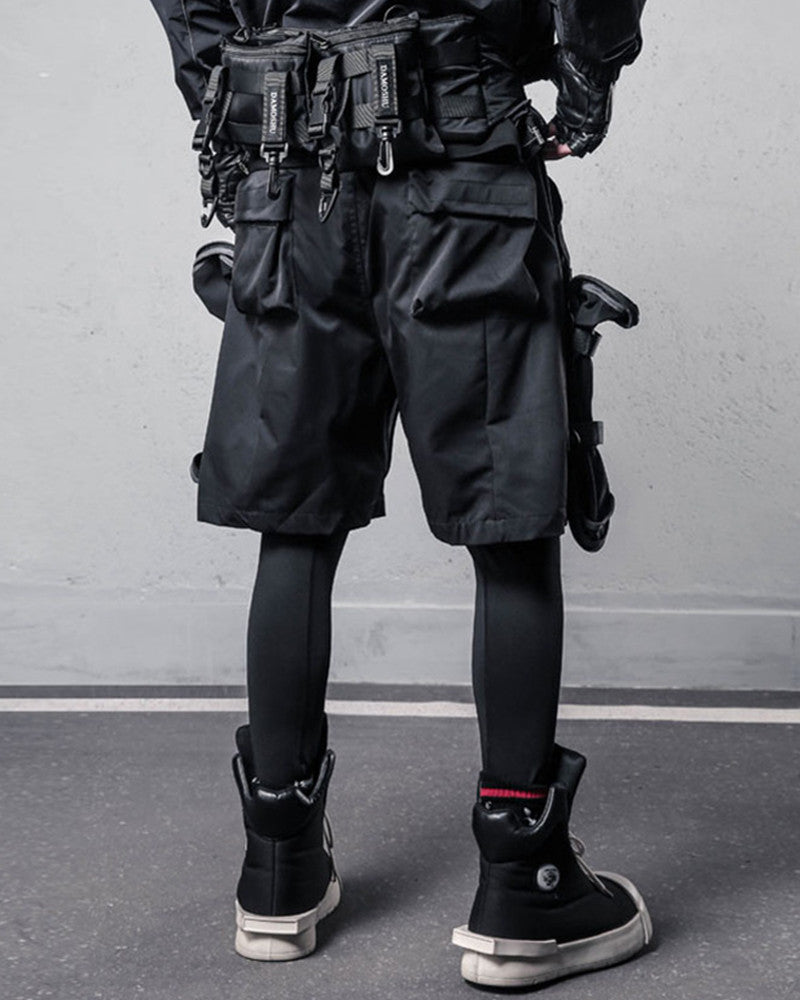 Techwear Multi-Pocket Tactical Cargo Shorts