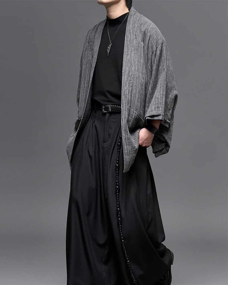 Japanese Cotton-linen Kimono Jacket