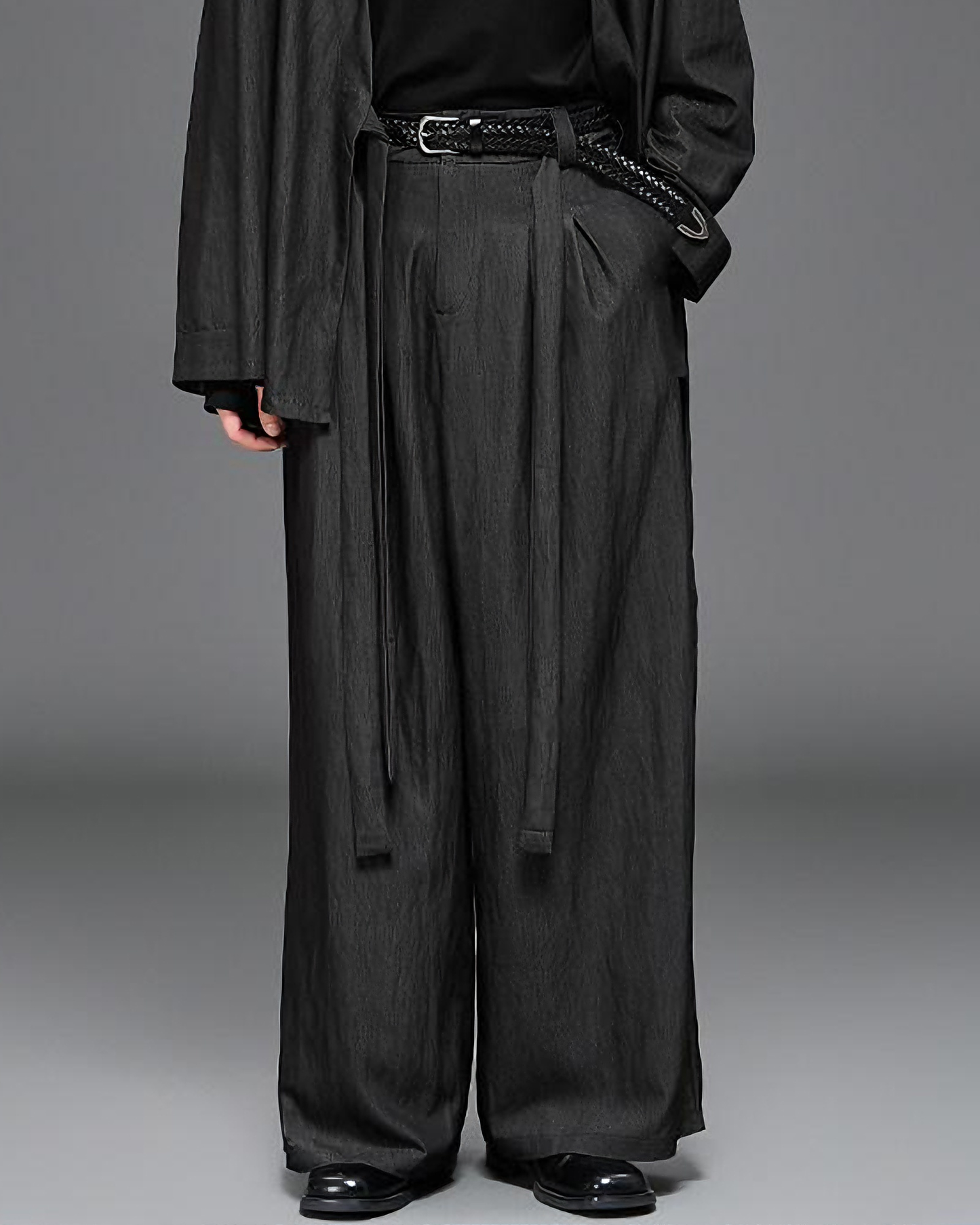 Minimalist Japanese Zen Wide-Leg Hakama Pants