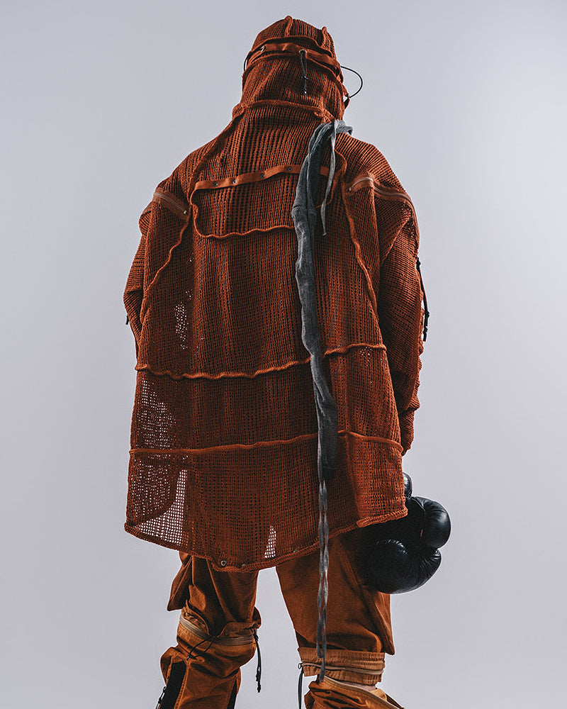 Wasteland Transformable Geometric Mesh Coat