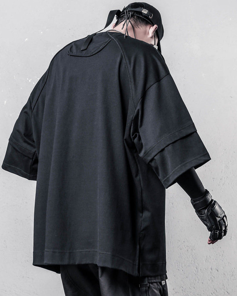 Functional Batwing Sleeve Techwear T-Shirt