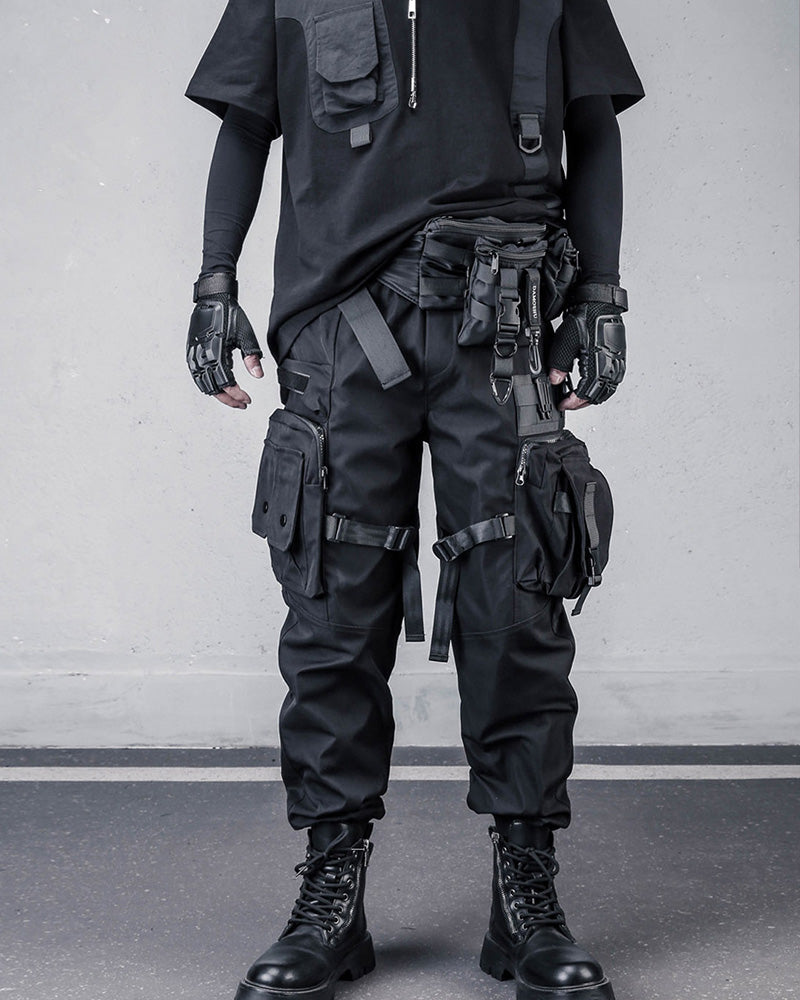 Tactical Multi-Pocket Techwear Cargo Pants