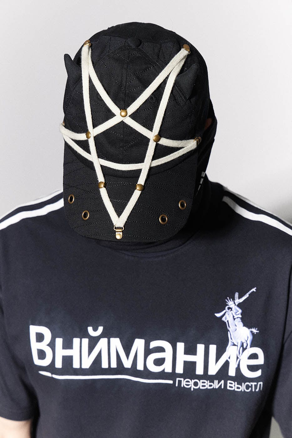 Pentagram Rivet Devil Hat