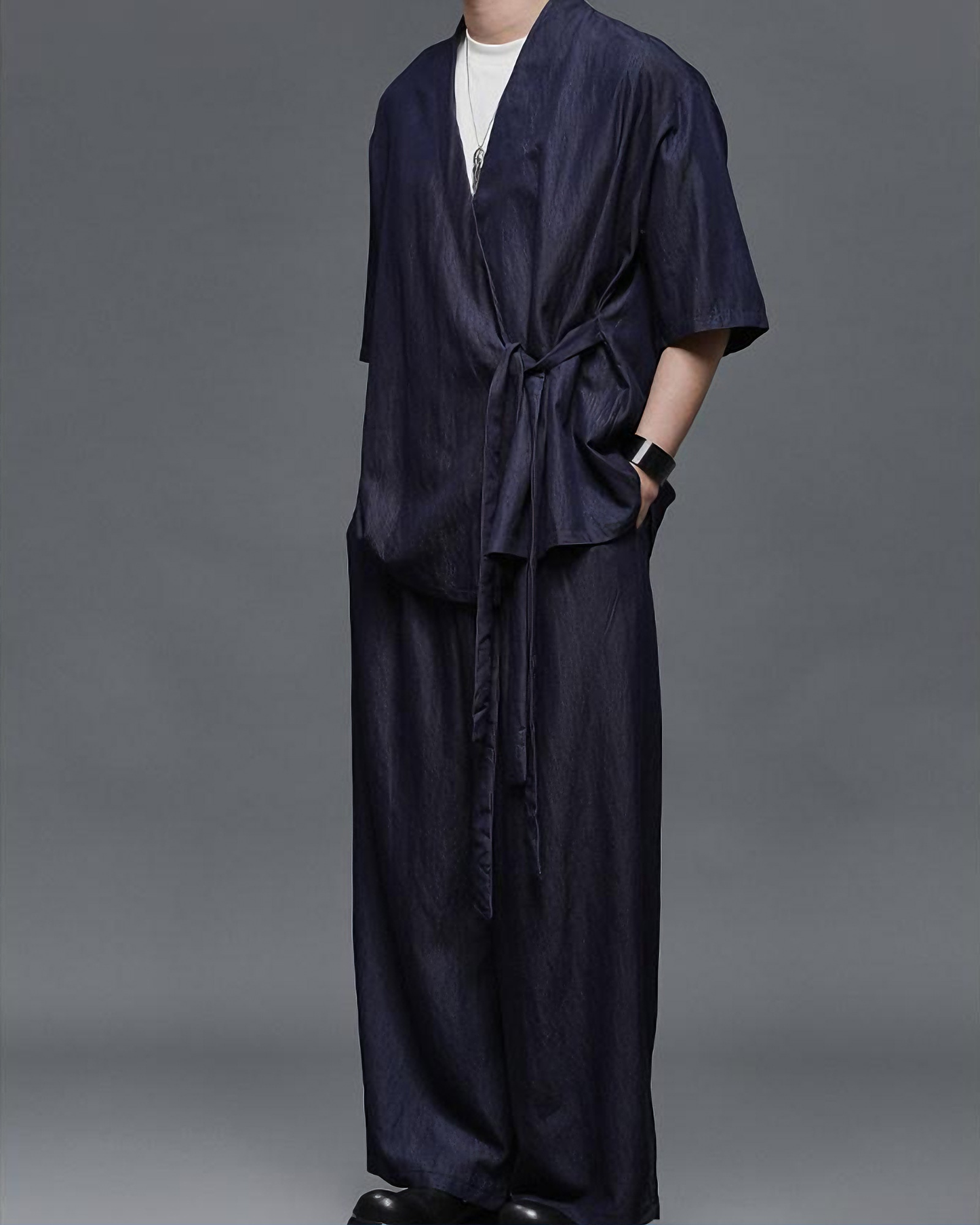 Japanese Zen Kimono 5/4 Sleeve Cardigan Jacket