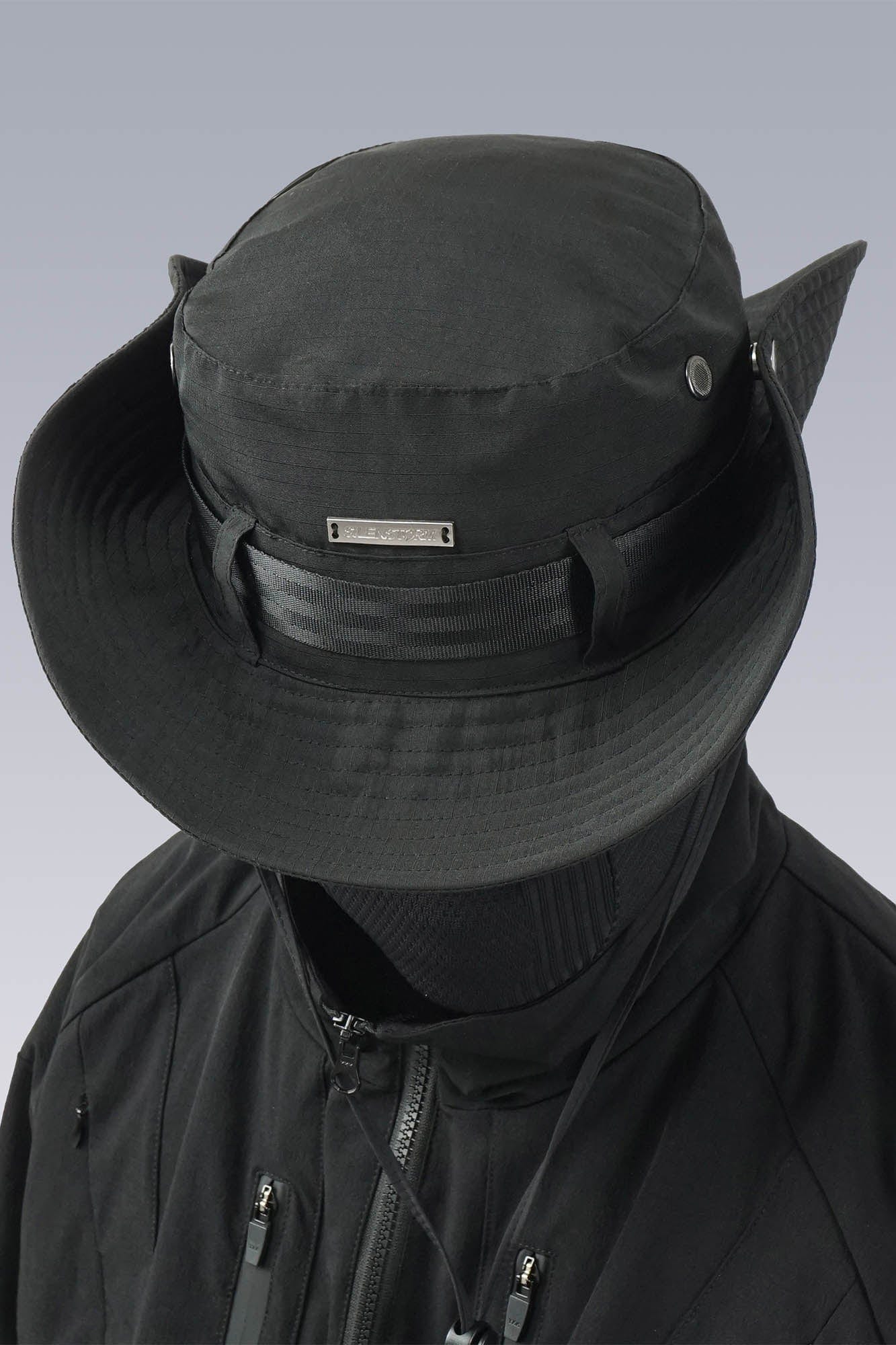 Tactical Drawstring Wide-Brim Bucket Hat