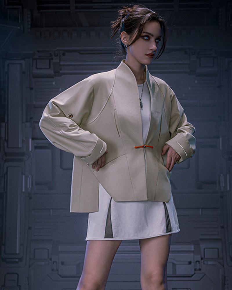 Cyberpunk Outfits Unisex Minimalist Future Jacket