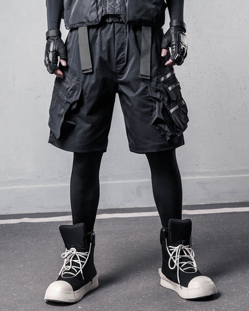 Techwear Pocket Cargo Shorts