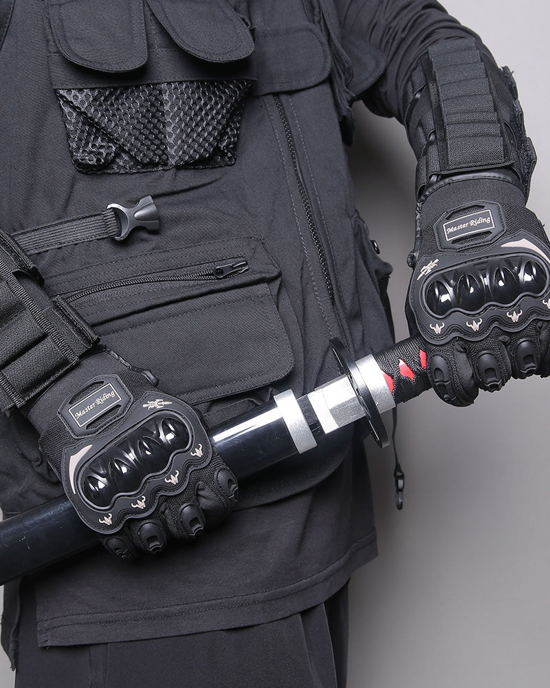 Techwear Tactical Touchscreen Motorcycle Gloves