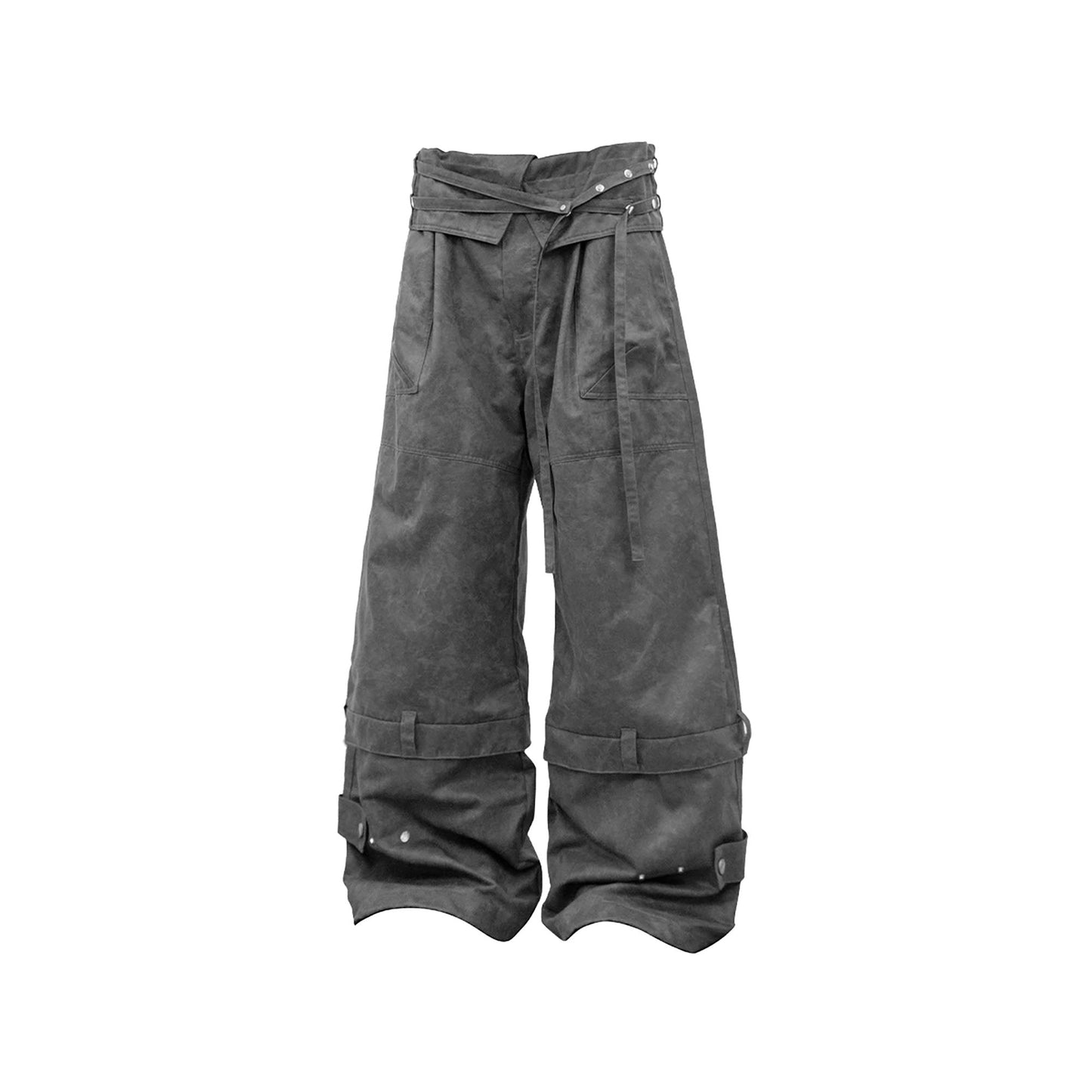 Convertible Foldover-Waist Cargo Pants