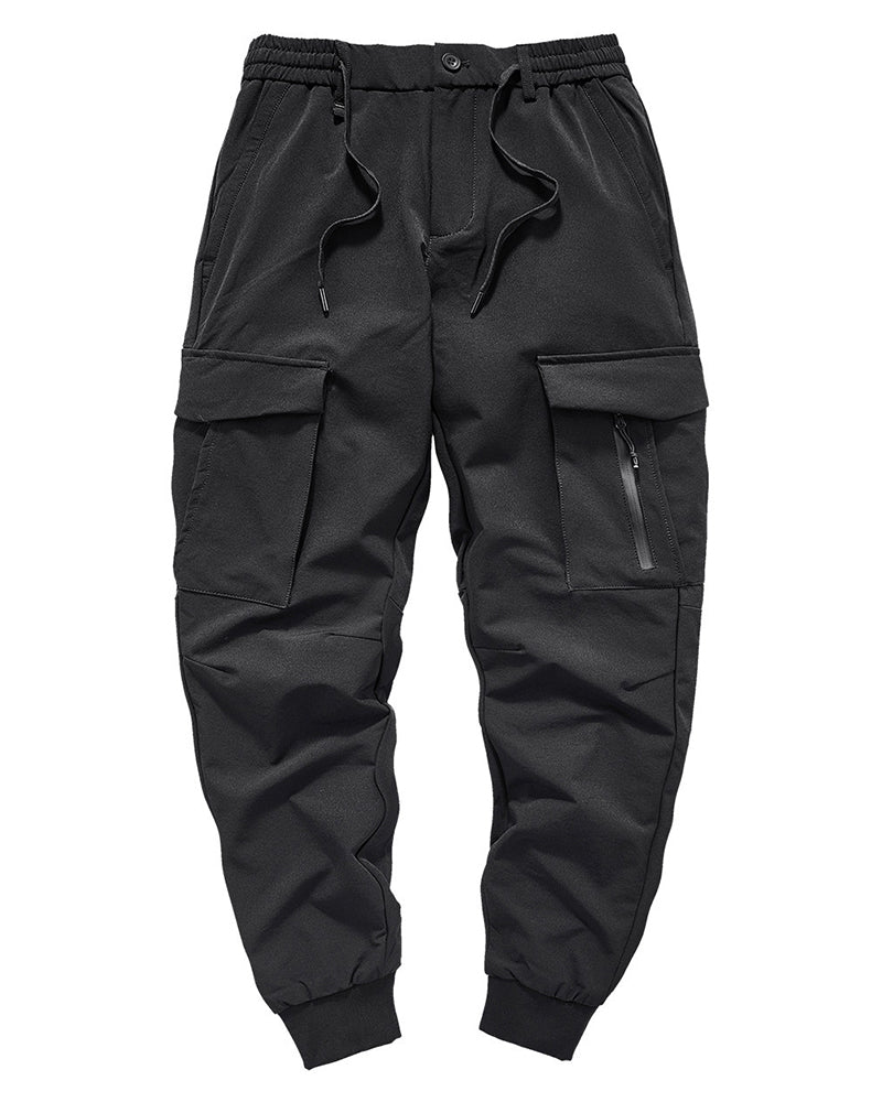Techwear Drawstring Cuff Casual Pants