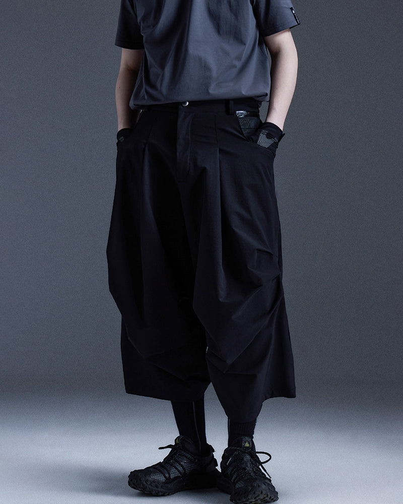 Molle-System Crinkled Water-Repellent Tactical Balloon Pants