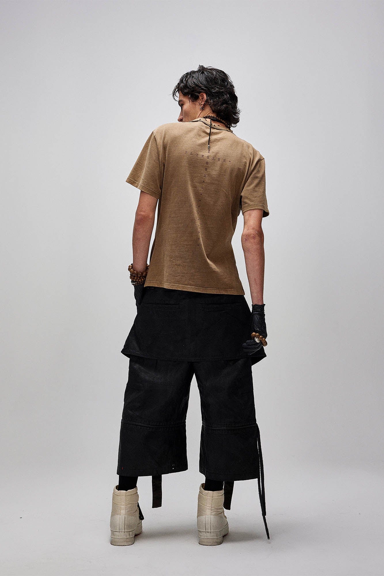 X-Silhouette Distressed Graphic T-Shirt