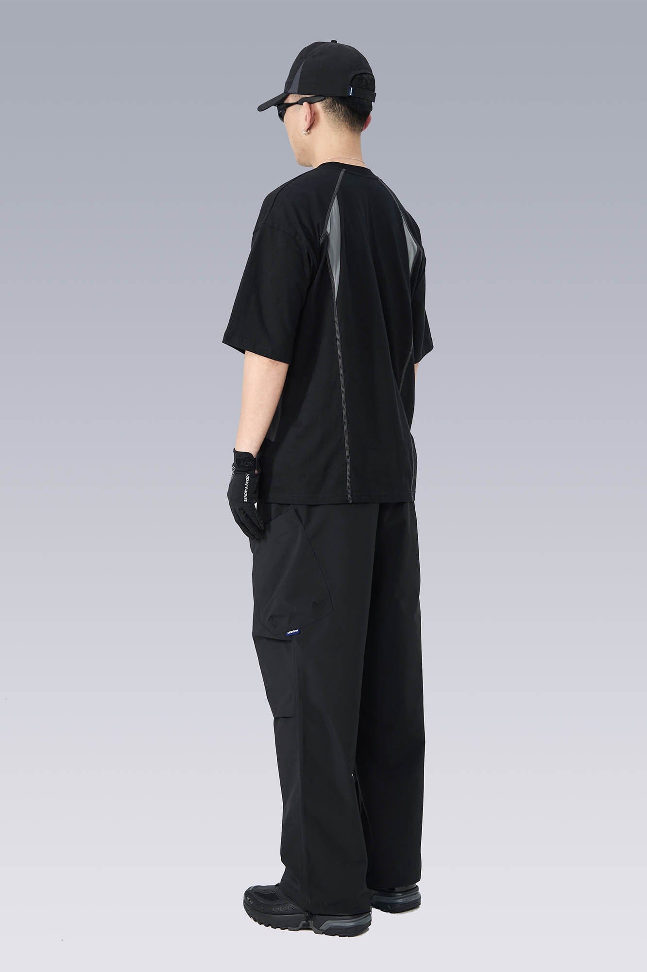 Paneled Multi-Pocket T-Shirt
