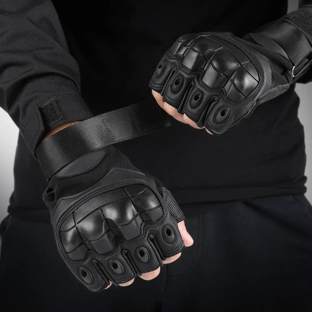 Techwear Fingerless Tactical Gloves