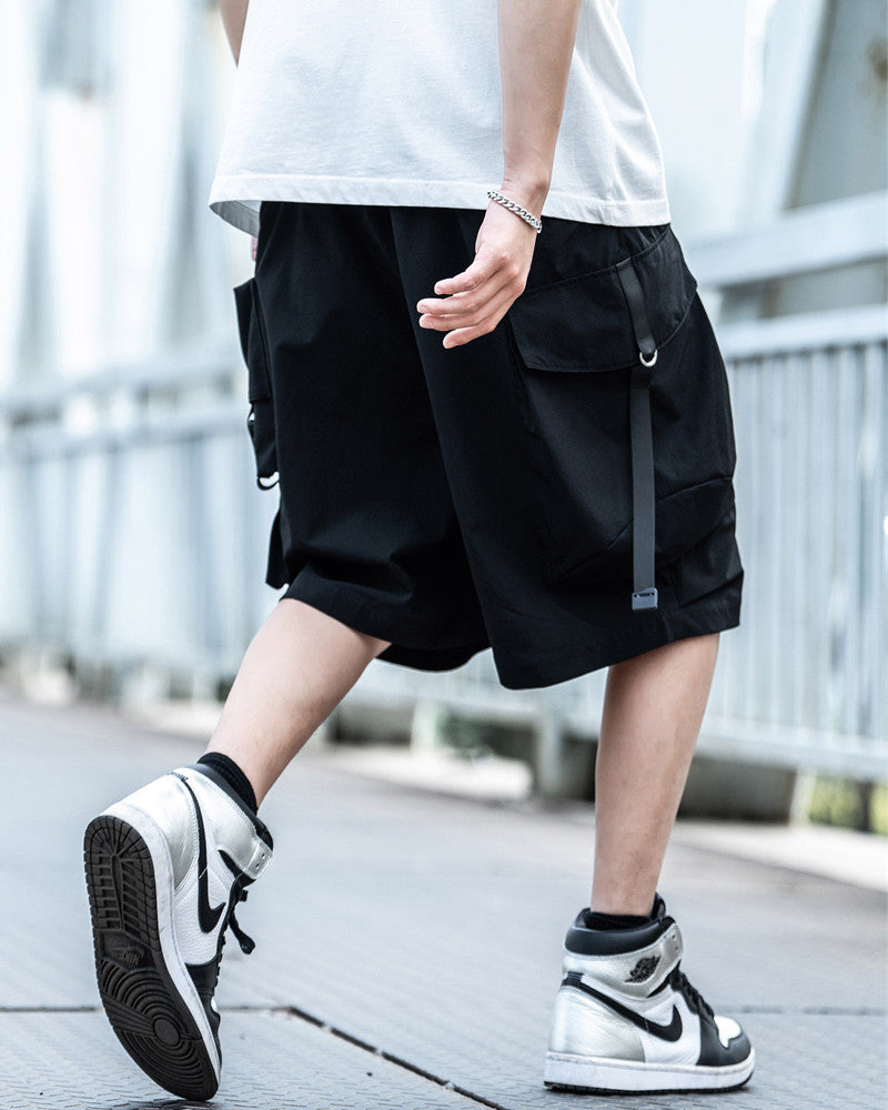 Techwear Cargo Shorts