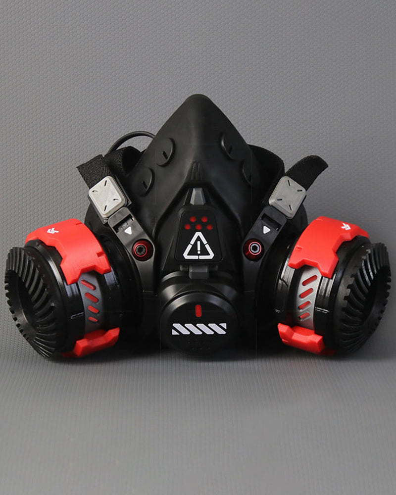 Cyberpunk Mecha Half Face Mask