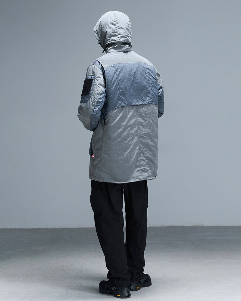 Asymmetric-Zip Soft-Shell Water-Repellent Cavalry Straight Pants