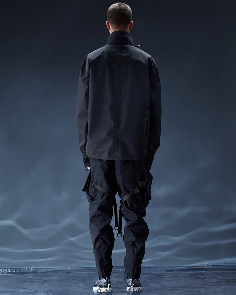 Dual-Mode Hard-Shell Urban Techwear Jogger Pants