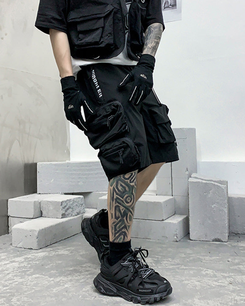 Techwear Backpack Cargo Shorts