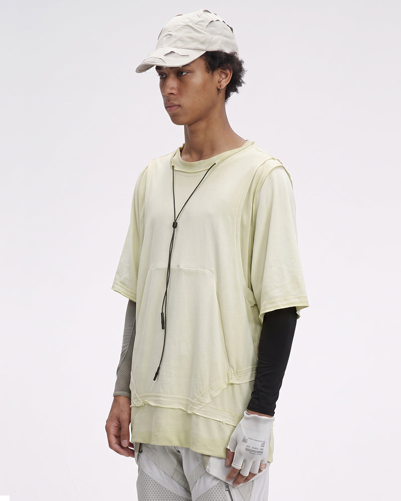 Wasteland Dirty Dye Transformable Sleeve Technical T-Shirt
