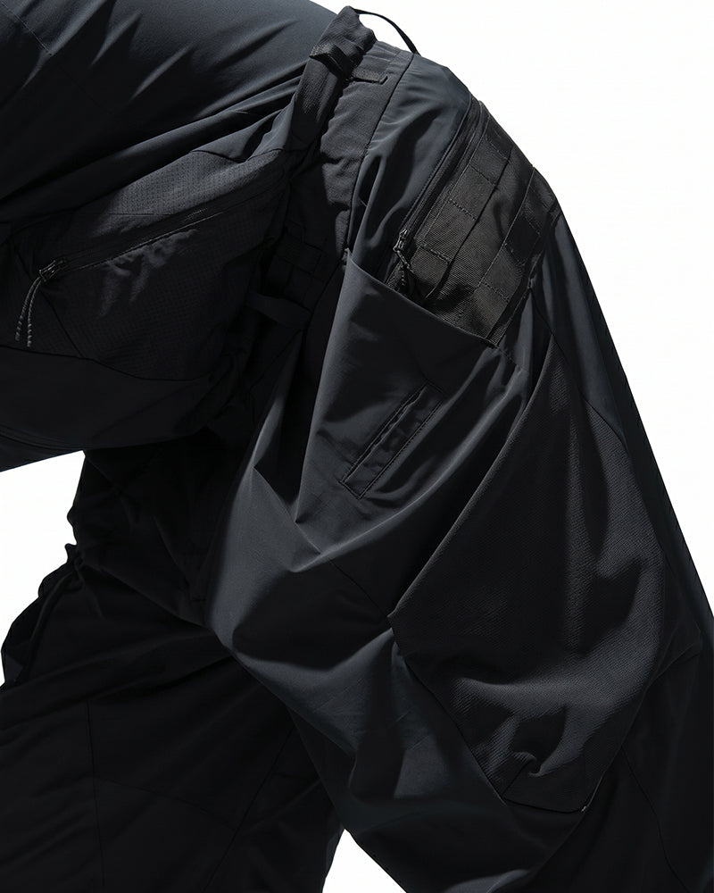 Multi-Pleat Kendo-Inspired Techwear Pants