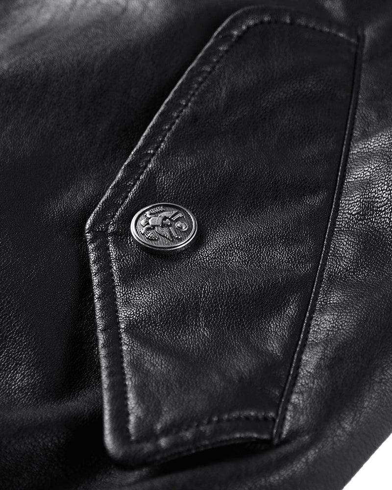 Techwear PU Bomber Jacket
