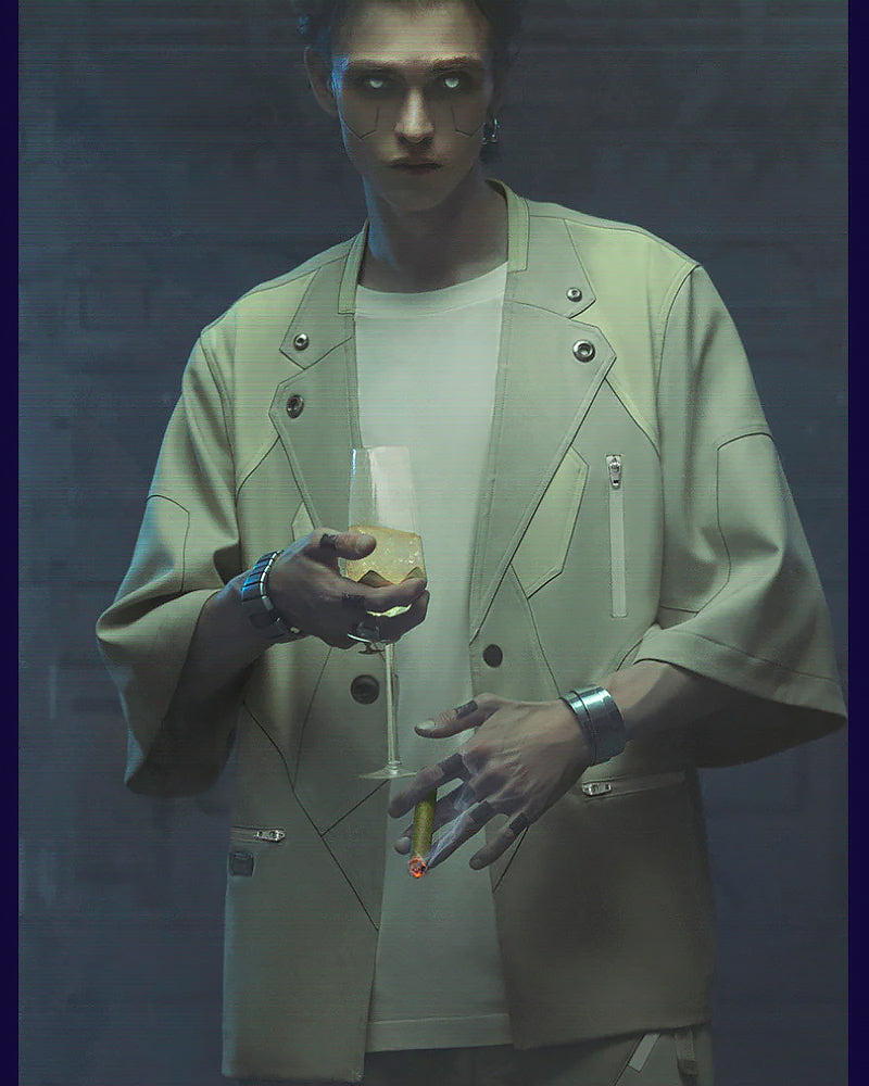 CBP-016-X｜Cyberpunk Techwear Set Top / Bottom