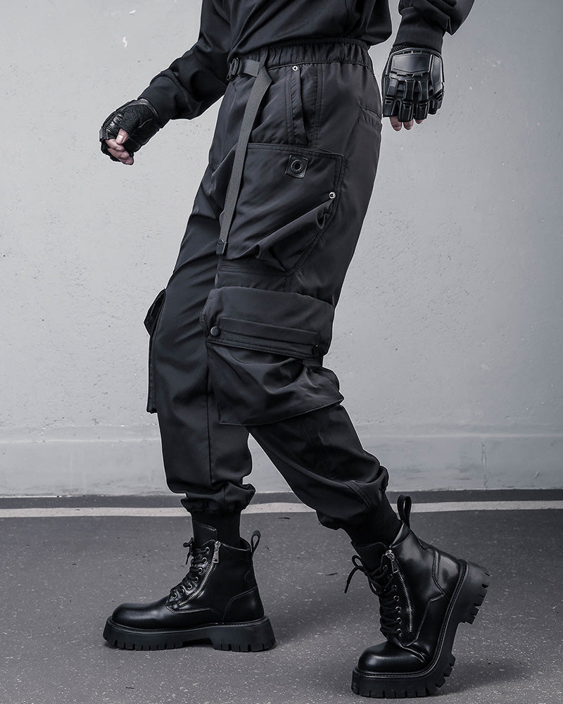 Multi-Pocket Tactical Techwear Cargo Pants